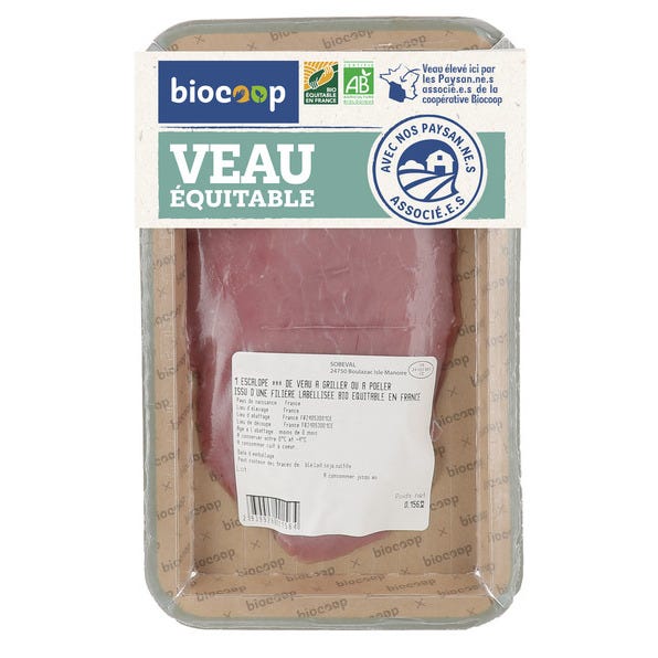 Escalope de veau (1) env. 150g