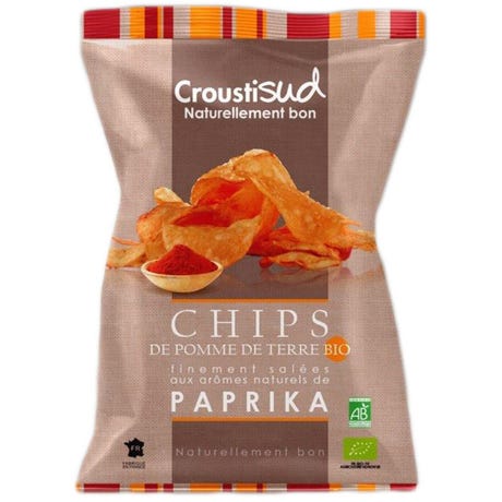 Chips de pommes de terre au paprika 100g