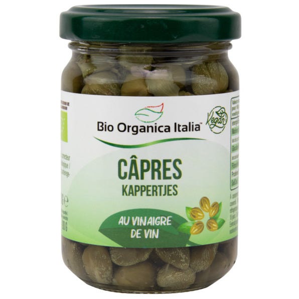 Câpres au vinaigre 90g net égoutté