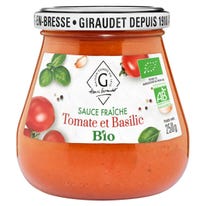 Sauce tomate huile olive basilic 250g