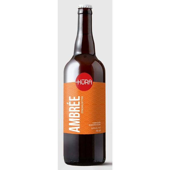 Bière ambrée Kura 5,6° 75cl
