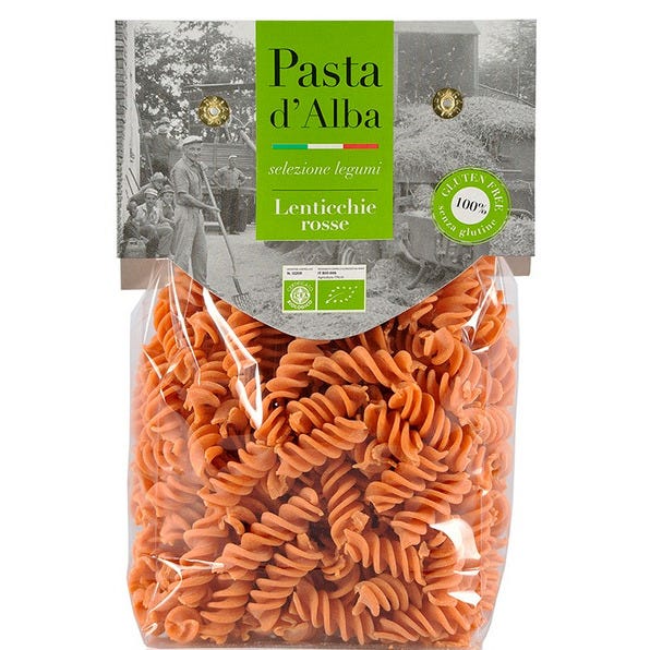 Fusilli lentille corail 250g