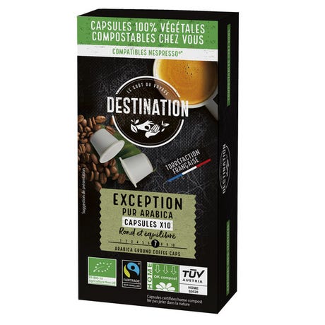 Café capsule mélange Exception (10) 55g