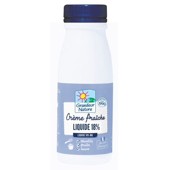 Crème fraiche liquide 18%MG 25cl