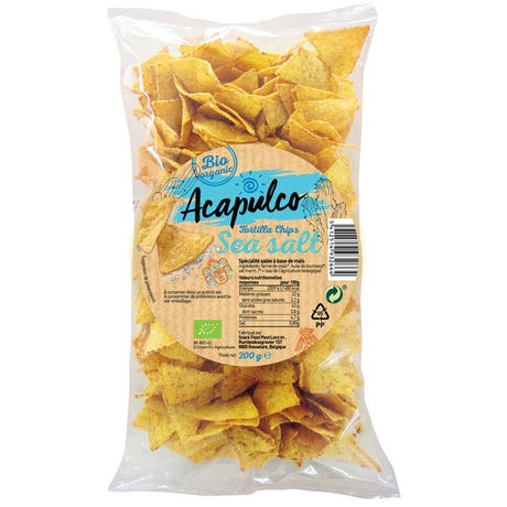 Tortilla chips maïs natures 200g