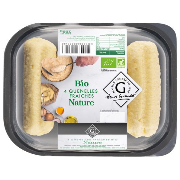 Quenelles nature fraîches (4) 200g