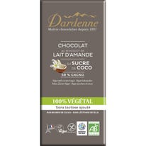 Chocolat au lait 100% végétal 100g