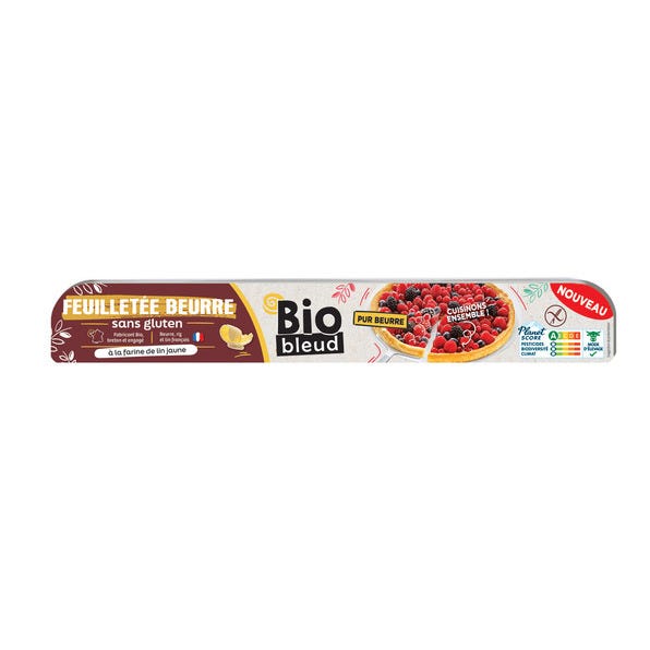 Pâte feuilletée pur beurre sans gluten 250g