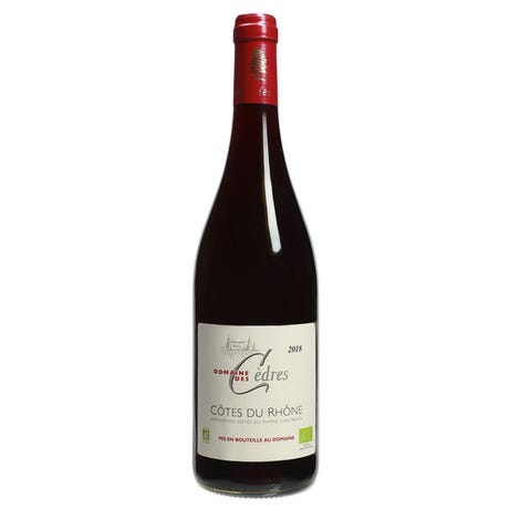 Vin rouge AOP Côtes du Rhône 14.5° 75cl