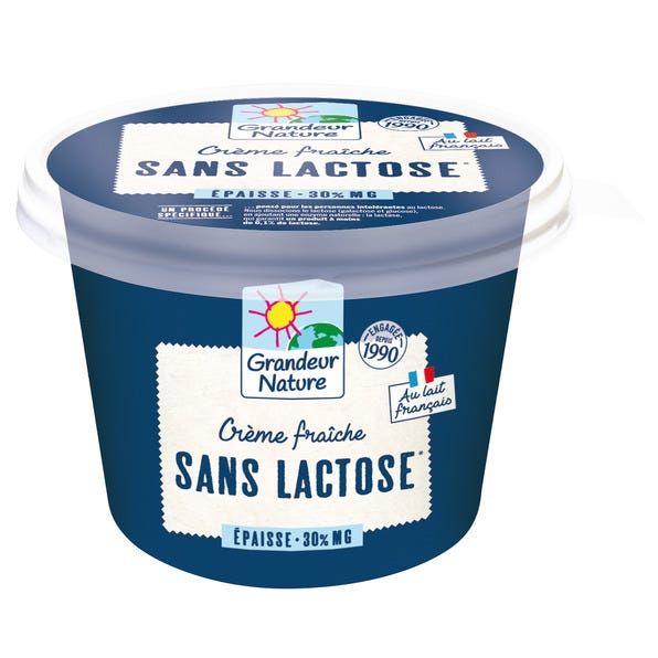 Crème fraiche épaisse délactosée 20cl