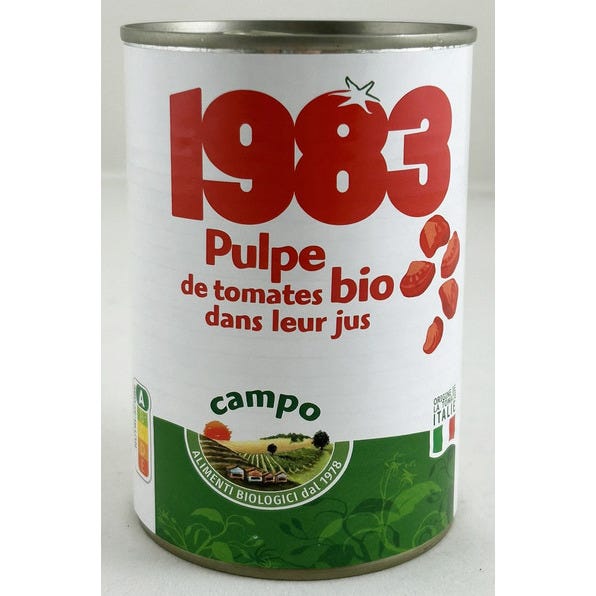 Tomates concassées 400g