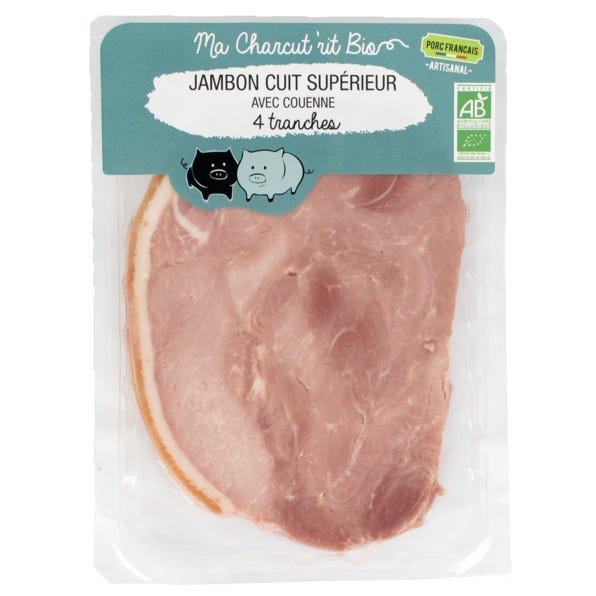 Jambon cuit supérieur ac (4) 160g