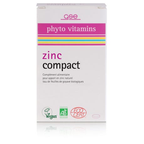 Zinc compact - 60 comprimés