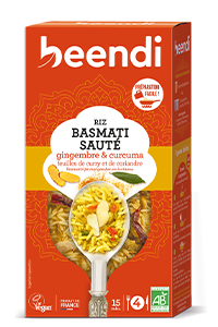 Photo d'illustration - Produit PR Riz basmati sauté gingembre et curcuma